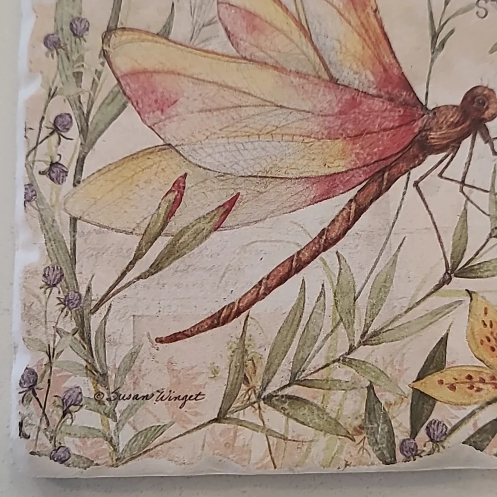 Dragonfly Wild Lily Coaster